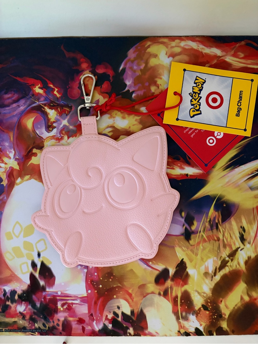 Target Pink Jigglypuff Faux Leather Bag Charm